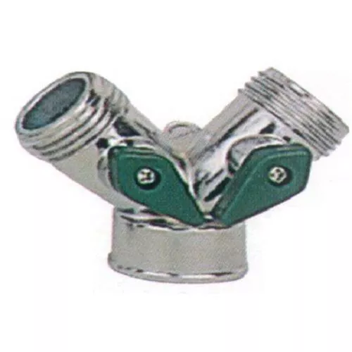 Zinc Plated Y Connector with Cutoff